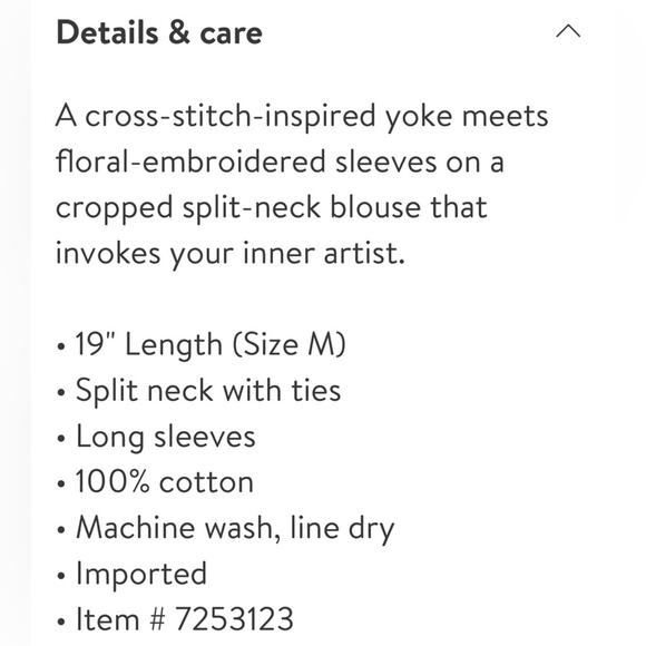 Free People | Meadows Embroidered Top Size XS - Picture 3 of 11